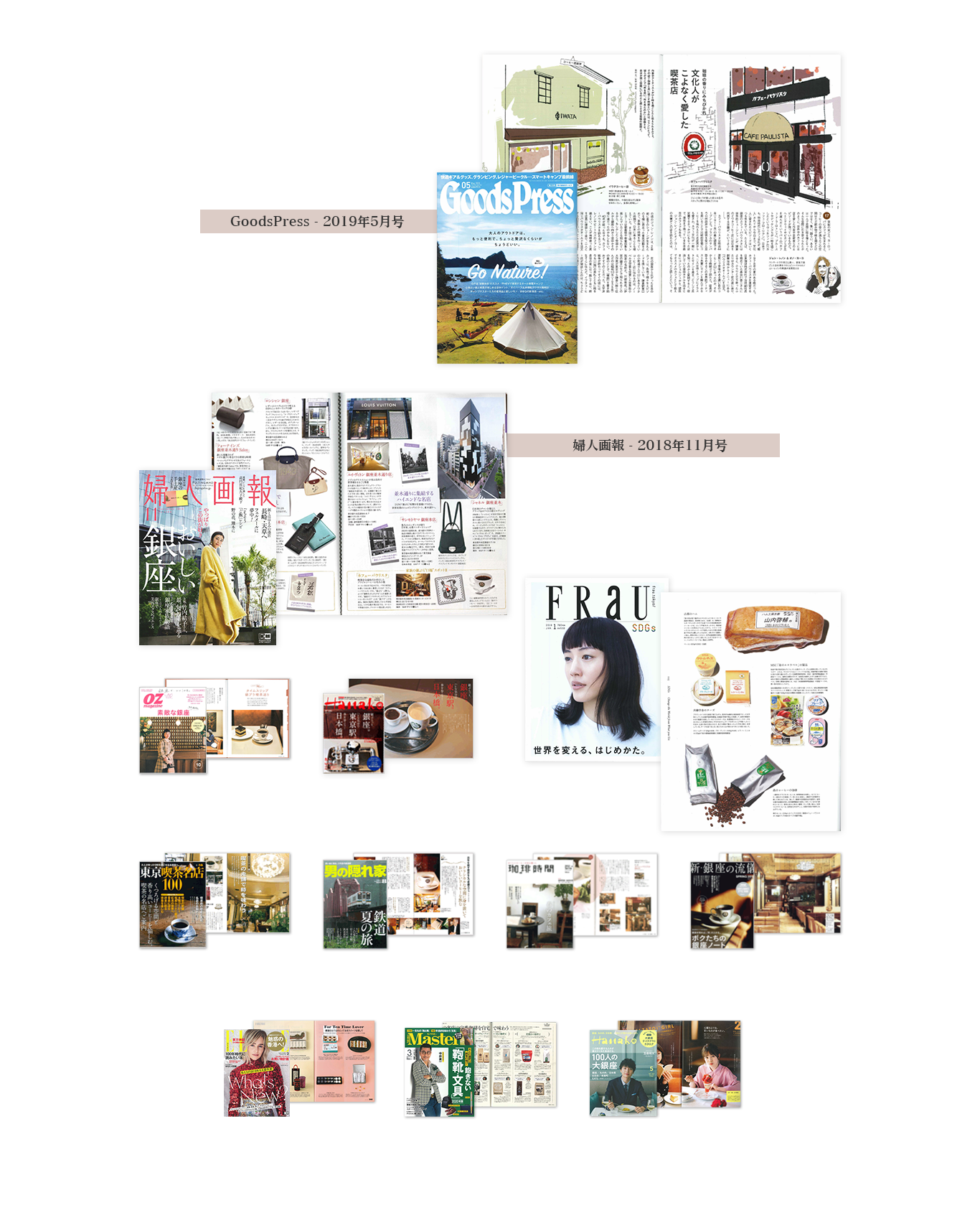 メディア掲載情報|様々なメディアでカフェーパウリスタが紹介されました!