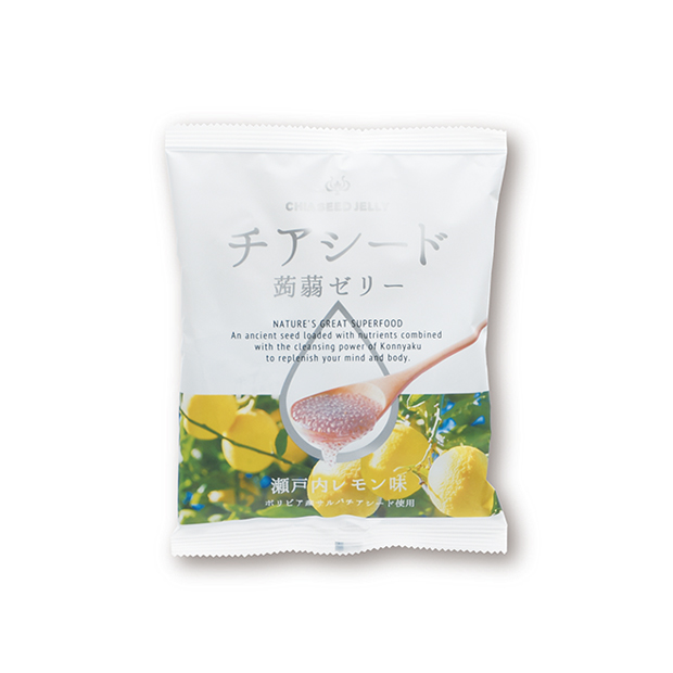 チアシード蒟蒻ゼリー　瀬戸内レモン味