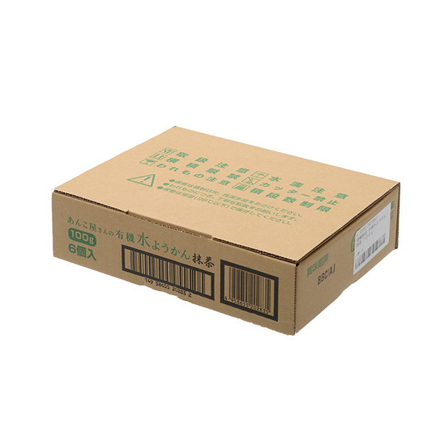 有機水ようかん　抹茶　6個セット