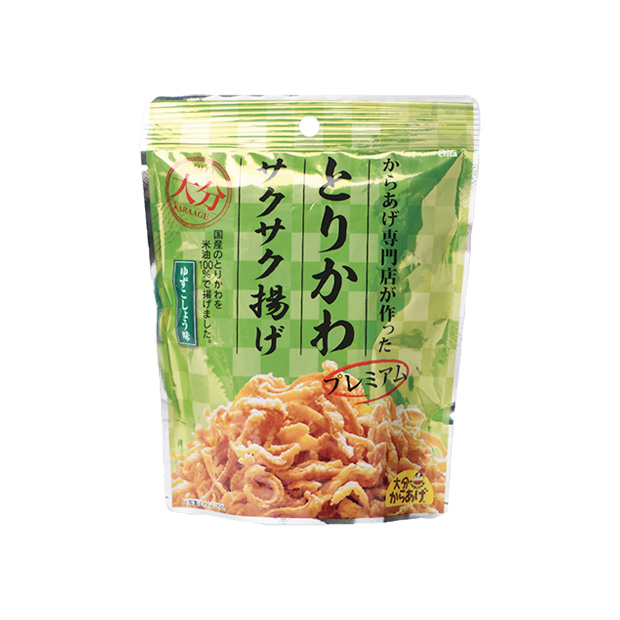 プレミアムとりかわサクサク揚げ　ゆずこしょう味