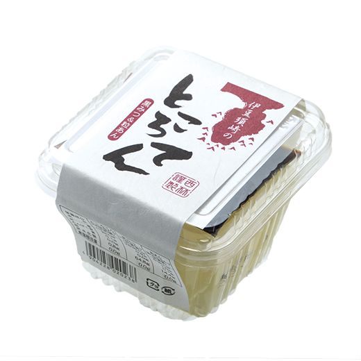 伊豆ところてん　黒蜜粒あん