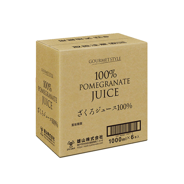 SALEざくろジュース100%　6本ケース