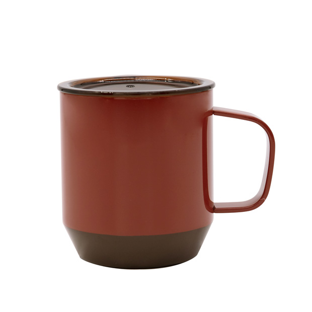 フィーカップ　蓋つき保温マグ　レッド
